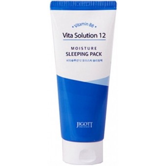 Jigott Vita Solution 12 Moisture Sleeping Pack - Маска для лица увлажняющая ночная